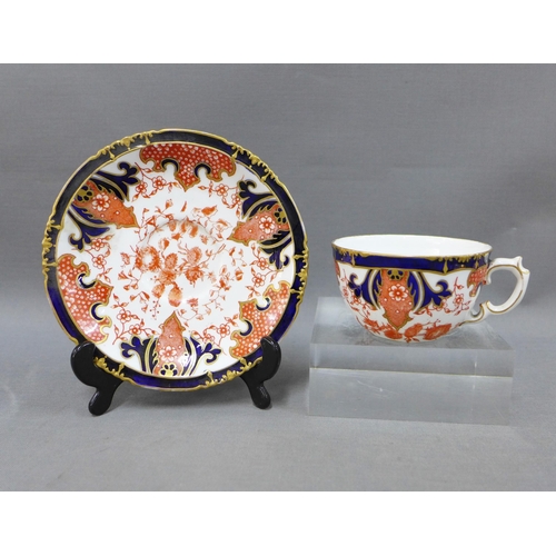 128 - Royal Crown Derby set of six Imari cups and saucers (12)