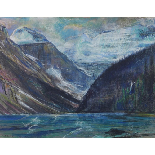 67 - William (Bill) Collie Milne Cadenhead (Scottish, 1934-2005) Victoria Glacier, Lake Louise, Alberta, ... 