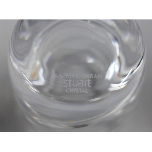 112 - Jasper Conran Stuart Crystal Aura pattern set of ten whisky tumblers, 11cm (10)