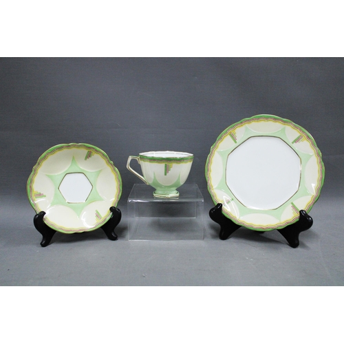 139 - Aynsley Art Deco bone china six place tea set (22)