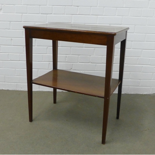 252 - Mahogany side table. 71 x 61 x 39cm