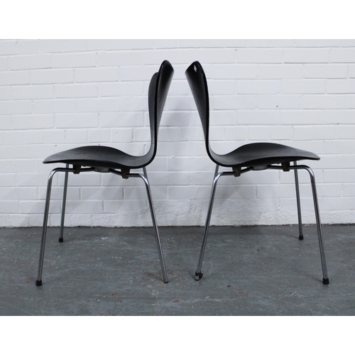 263 - Set of twelve Arne Jacobsen 'Ant' chairs for Fritz Hansen, Denmark, likely circa 1980's 46 x 78cm (1... 