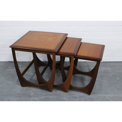 264 - G-plan astro nest of tables, 50 x 51 x 51cm