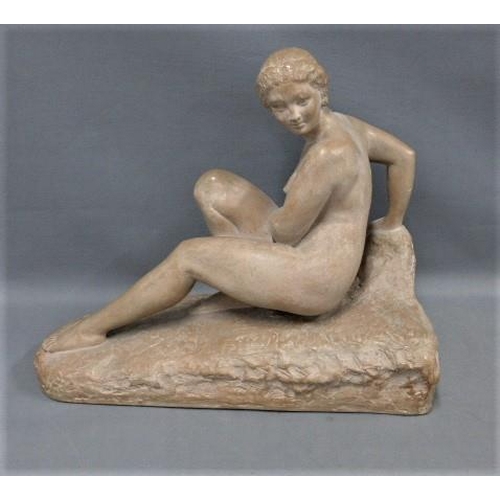 320 - Marcel Bouraine (1886-1948), female nude, signed, 44 x 56cm