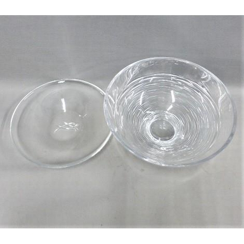 324 - Two John Rocha glass bowls, larger 35 x 18cm (2)