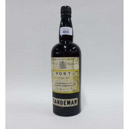 403 - Sandeman & Co vintage port, 1947