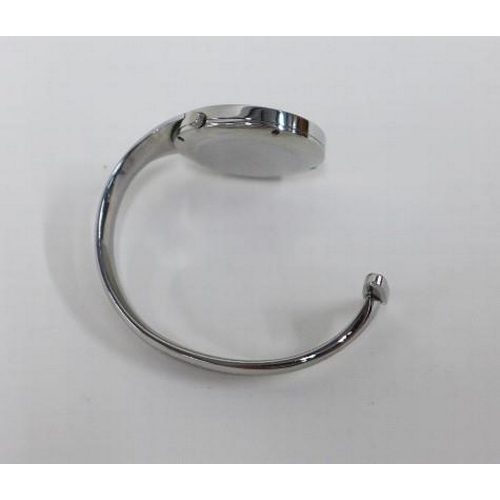 58 - Georg Jensen stainless steel Torun cuff stuff watch designed by Vivianna Torun Bulow-Hube, model no.... 