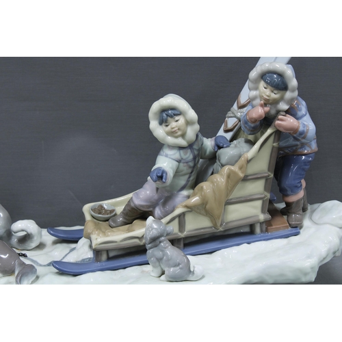 150 - Lladro porcelain group 'Onward' by Salvador Debón, issued 1991 and retired in 1993, model also known... 