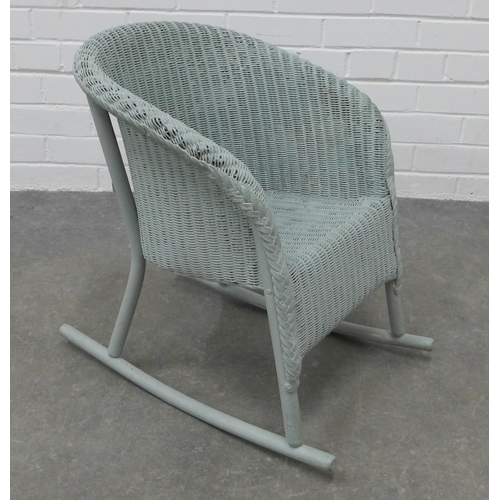 310 - Childs Lloyd loom rocking chair. 53 x 43 x 31cm.