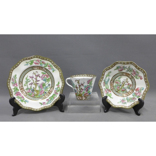 335 - Coalport Indian Tree pattern six place teaset together with a smaller cup and saucer (a lot)