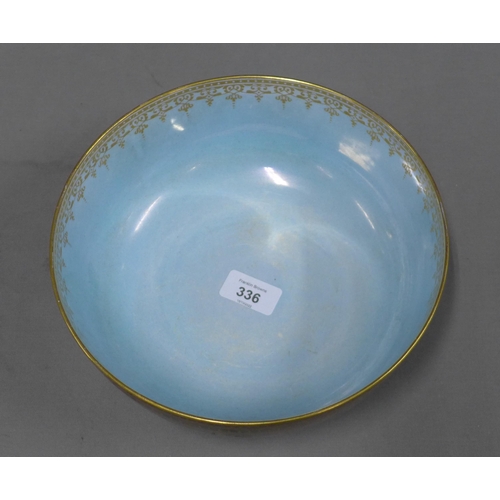 336 - Losol Ware lustre bowl, 24cm diameter