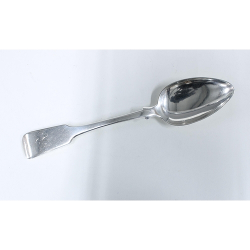 88 - Rare Scottish provincial silver teaspoon, fiddle pattern, by Robert Robertson of Cupar, c1825, marke... 