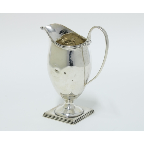 11 - Victorian silver cream jug, William Hutton & Sons, London 1894, 11cm