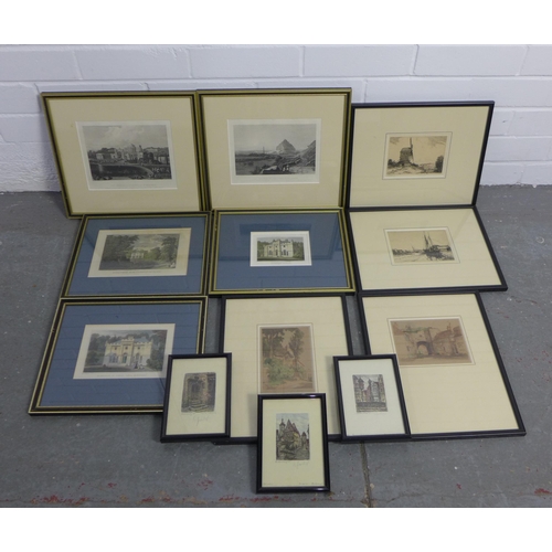 199a - Quantity of framed prints (a lot)