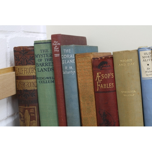 230 - A collection of antiquarian books and novels, to include Walter Scott, Dickens, Bronte, Jane Austen ... 