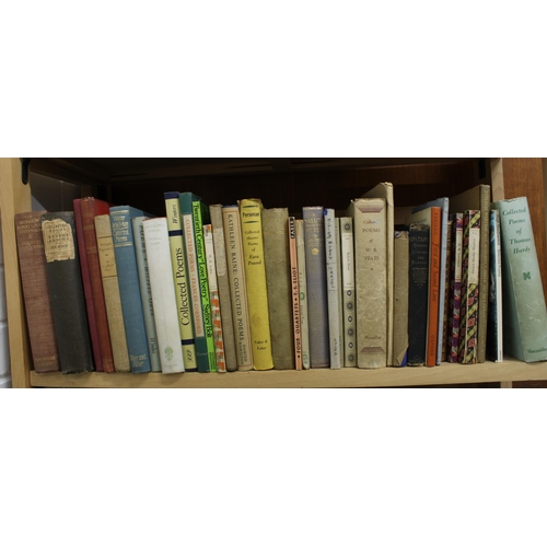 232 - A collection of poetry books, including Yeats, Thomas Hardy, R.L Stevenson etc (34)