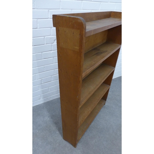 246 - Early 20th century open bookcase. 107 x 72 x 18cm.