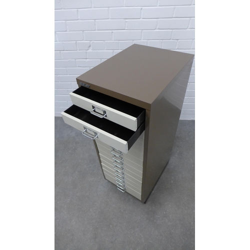 283 - Bisley filing cabinet. 95 x 35 x 46cm.