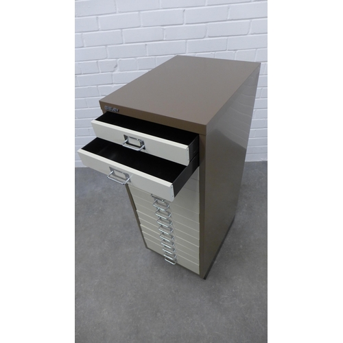 284 - Bisley filing cabinet. 95 x 35 x 46cm.