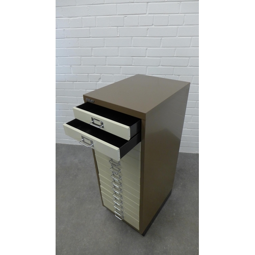 287 - Bisley filing cabinet. 95 x 35 x 46cm.