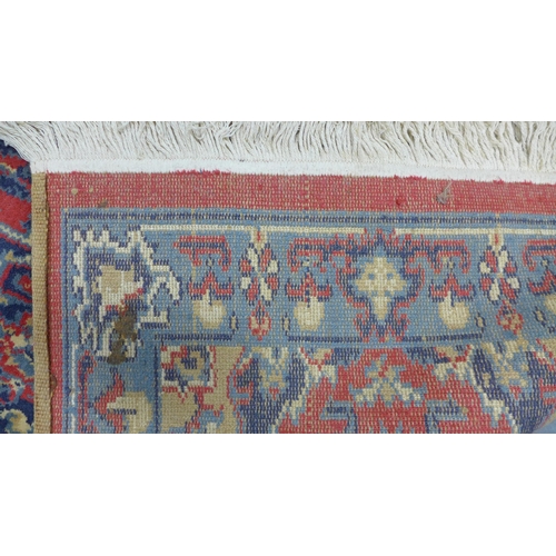 316 - Belgian 'Tabriz' silk runner and another smaller, 210 x 65cm and 120 x 62cm (2)