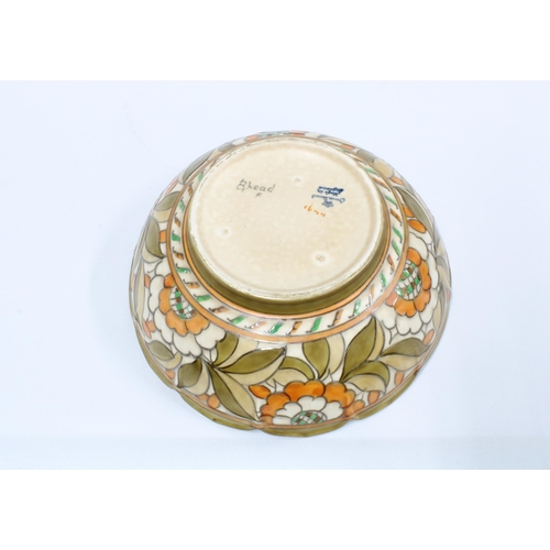 364 - Charlotte Rhead bowl, 25cm diameter