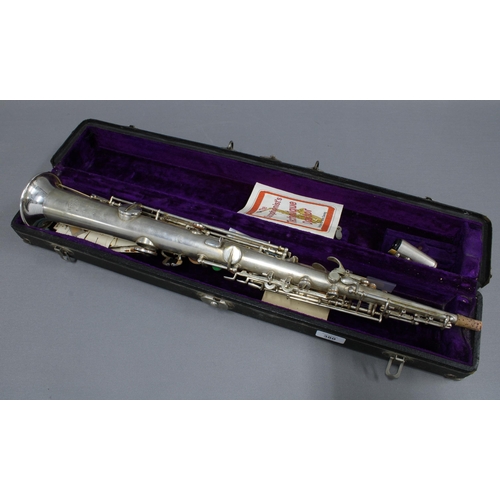 380 - Lewin soprano saxophone with case