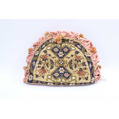 415 - Large beadwork tea cosy, 40cm