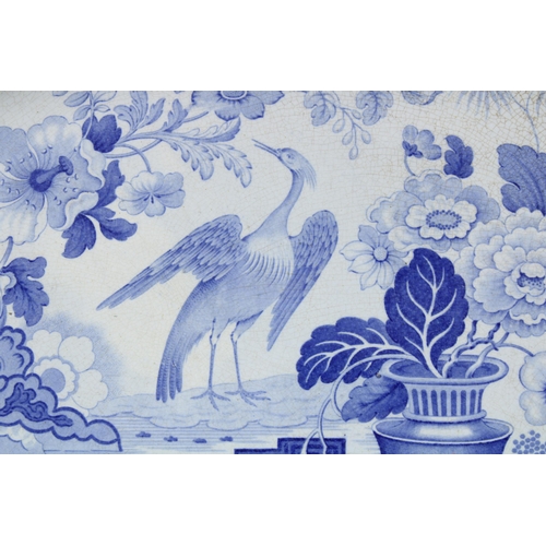 425 - Staffordshire Canton China blue and white ashet, 58cm