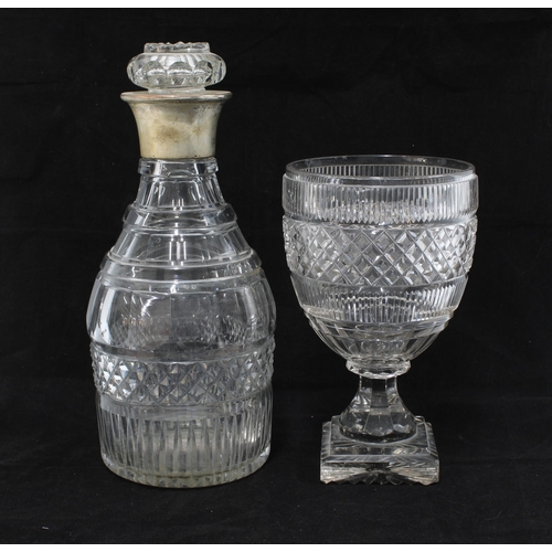 89 - A collection of Georgian and later glass (a lot) 28cm.