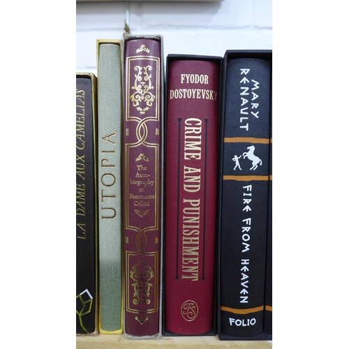 104 - A collection of hardback fiction, including The Folio Society edition of 