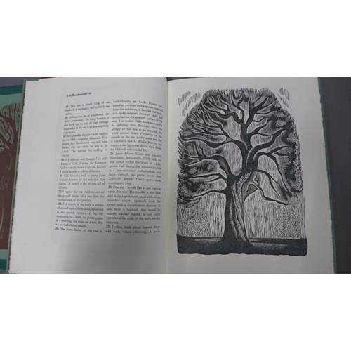 114 - Three Old Stile Press books with illustrated woodcuts by Angela Lemaire, including 