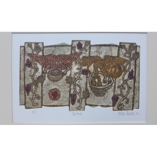 153 - Five coloured etchings to include Valerie Thornton and Williamson Bell ,all in card mounts but unfra... 