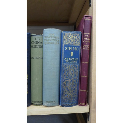 110 - A collection of hardback books, including John Keats, Shelley, D.G Rossetti's Collected Works volume... 