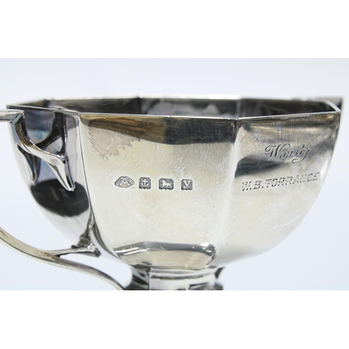 27 - George V silver Golfing trophy, presented by Longniddry Golf Club, Birmingham 1923, 9cm high