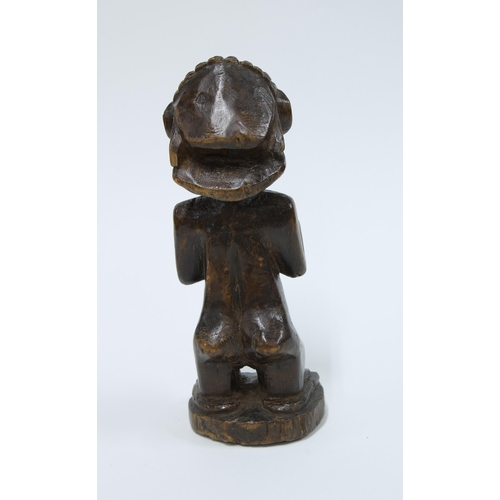 55 - Luba / Hemba wooden female figure, 19cm high