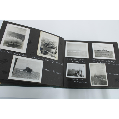 115 - Album belonging to Edward Johnstone, 1945, containing images of Hiroshima after the atom bomb, other... 