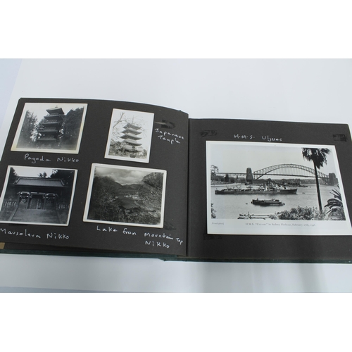 115 - Album belonging to Edward Johnstone, 1945, containing images of Hiroshima after the atom bomb, other... 