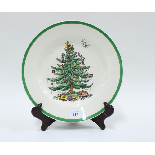 117 - Spode Christmas Tree plate, 27cm