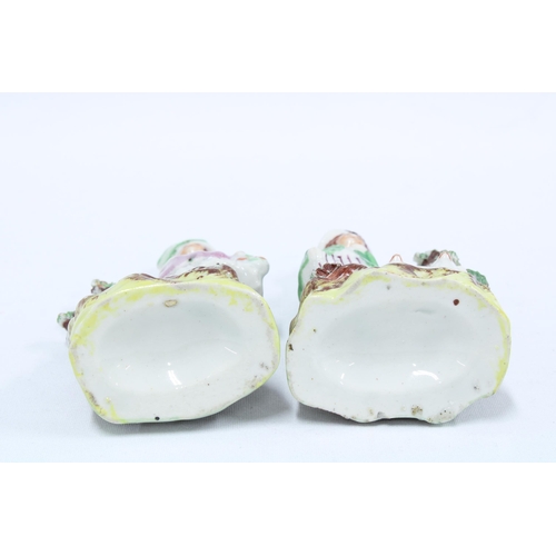 138 - A pair of 19th century Staffordshire flatbacks (2) 13cm.