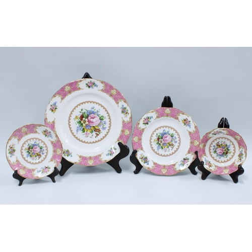 174 - Royal Albert Lady Carlyle dinner service (42)