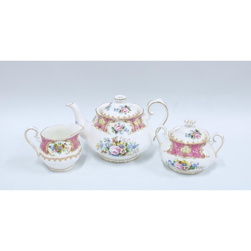 192 - Royal Albert Lady Carlyle fine bone china teaset