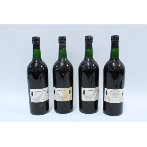 301 - Sandeman vintage 1967 port, bottled in 1969 (4)