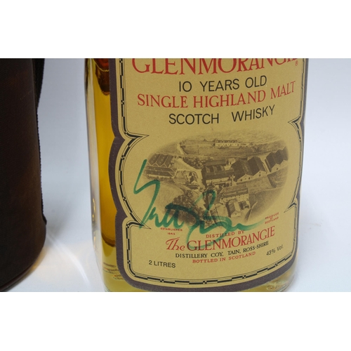 309 - Glenmorangie 10 Year Old 2 Litre 1980s / with Bag, bearing a later signature by ex Celtic FC player ... 