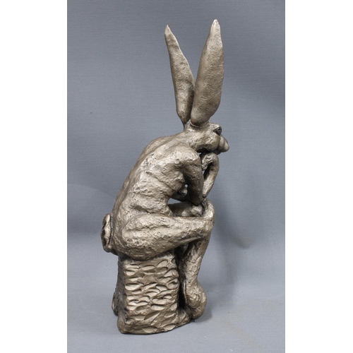 409 - Frith Sculpture hare, 32.5cm high