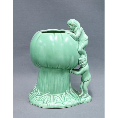 121 - Sylvac Gnome vase, impressed pattern number 1196, 22cm