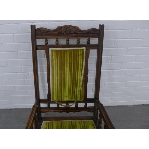 206 - Early 20th century American rocking chair. 98 x 34 x 54cm.