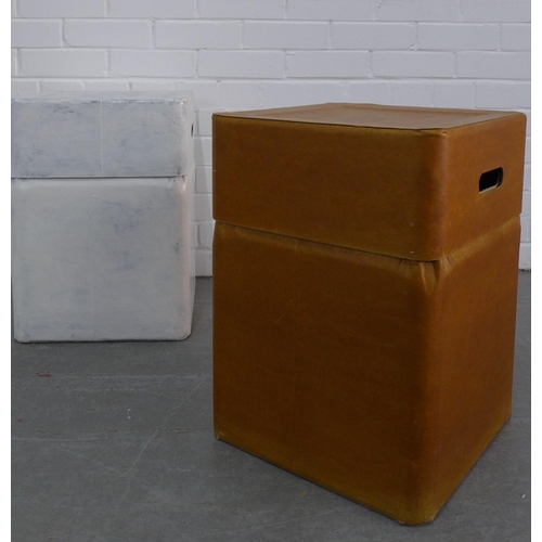 215 - Two card storage boxes. 51 x 37cm. (2)