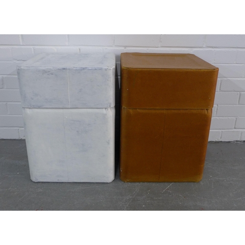 215 - Two card storage boxes. 51 x 37cm. (2)