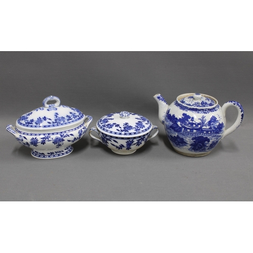 296 - Quantity of 19th & 20th century Staffordshire pottery to include teapots, etc (a lot)